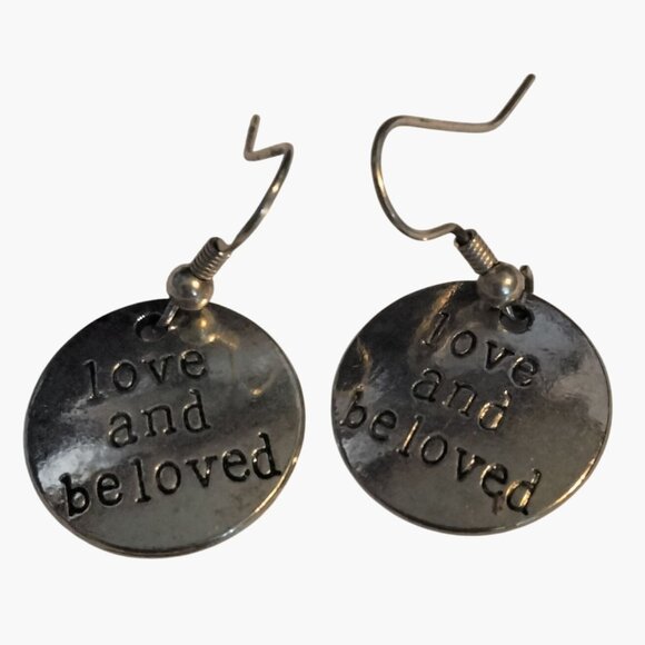 Love and Be Loved Earring Inspiration Motivation Romance Valentine - Picture 5 of 6